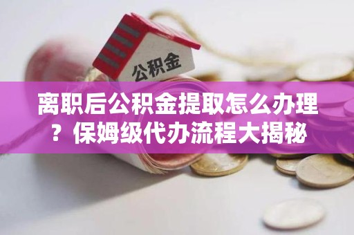宜秀离职后公积金提取怎么办理?保姆级代办流程大揭秘 宜秀离职后公积金提取怎么办理?保姆级代办流程大揭秘